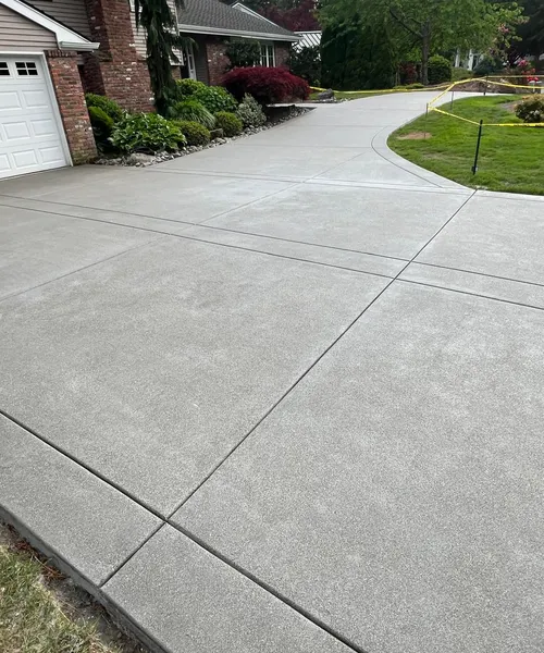 Broom Finish Patio,Stairs System And Planters in Kent 